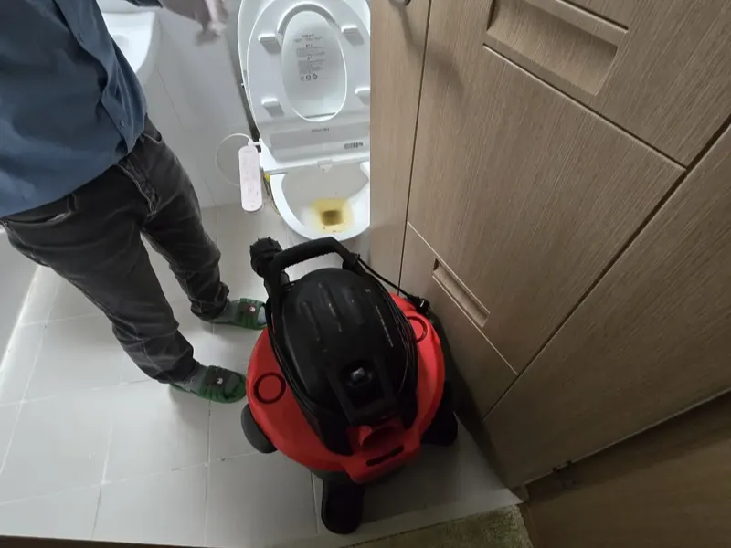 김천 변기막힘 작업사례 2